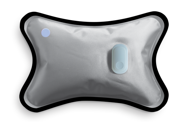 Electric Hot Water Bottle - Silver